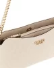 Guess Betula Top Zıp Shoulder Bag Kadın Kahverengi Çapraz Çanta HWGG9626170-TAU