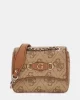 Guess Izzy Convertıble Xbody Flap Kadın Kahverengi Çapraz Çanta HWOS8654190-LTL