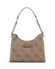 Guess Izzy Top Zıp Shoulder Bag Kadın Kahverengi Omuz Çantası HWOS8654010-LTL