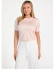 Guess Jasmıne G Cn Ss Boxy Swtr Kadın Pembe Kazak W5GR05Z3D60-A60W