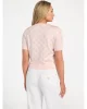 Guess Jasmıne G Cn Ss Boxy Swtr Kadın Pembe Kazak W5GR05Z3D60-A60W