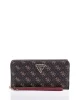 Guess Laurel Slg Cheque Organızer Kadın Kahverengi Cüzdan SWQE8500163-BNL