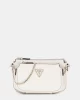Guess Kadın Ekru Noelle Saffiano Mini Çapraz Çanta