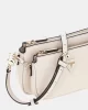 Guess Kadın Ekru Noelle Saffiano Mini Çapraz Çanta