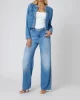 Guess Wıde Leg Braıded Kadın Mavi Jeans W5GA1XD5B94-F0RM