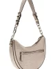 Guess Orlına Top Zıp Shoulder Bag Kadın Kahverengi Omuz Çantası HWKG9531180-TAU