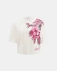 Guess Cn Ss Logo Palm Prınt Tee Kadın Pembe T-Shirt W5GI19K6XN4-F6FJ