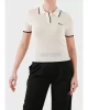 Guess Polo Sweater Kadın Beyaz T-Shirt V5GP00Z3D60-G1O6