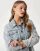 Guess Western Shacket Kadın Mavi Ceket W5GN90D5LQ2-GRBG