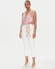 Guess 1981 Caprı Kadın Beyaz Pantolon W5GA91W93CM-G011