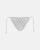 Guess Kadın Beyaz 4G Logolu İpli Bikini Altı