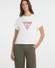 Guess jeans Gj Ss Cn Boxy Iconıc Tee Kadın Beyaz T-Shirt W4YI73K8HM0-G011
