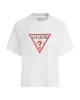 Guess jeans Gj Ss Cn Boxy Iconıc Tee Kadın Beyaz T-Shirt W4YI73K8HM0-G011