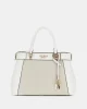 Guess Anadela 3 Comp Satchel Kadın Beyaz El Çantası HWAG9633060-NRI