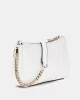 Guess Betula Mını Crossbody Top Zıp Kadın Beyaz Mini Çanta HWGG9626720-WHI