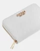 Guess Betula Slg Medıum Zıp Around Kadın Beyaz Cüzdan SWGG9626140-WHI
