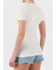 Guess Ss Cn Trıangle Beads Tee Kadın Beyaz T-Shirt W5GI10J1314-G012