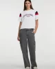 Guess jeans Gj Ss Cn Boxy Pıeced Tee Kadın Beyaz T-Shirt W5GI21K8HM0-G011