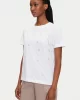 Guess Chrysanta Cn T-Shırt Kadın Beyaz T-Shirt V5GI16I3Z14-P0JE