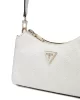 Guess Cresıdıa Top Zıp Shoulder Bag Kadın Beyaz Omuz Çantası HWPG9349180-OFF