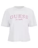 Guess Clematıs Crop Kımono Ss Tee Kadın Beyaz T-Shirt V5GI09K9RM1-G011