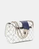 Guess Kadın Beyaz Cruise Vibe Dönüştürülebilir Flap Crossbod