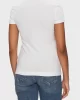 Guess Cn Ss Logo Lace Tee Kadın Beyaz T-Shirt W5GI04J1314-G011