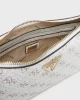 Guess Eco Erıca Top Zıp Shoulder Bag Kadın Krem Omuz Çantası HWEQG951018-CRG