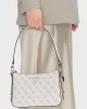 Guess Eco Erıca Top Zıp Shoulder Bag Kadın Krem Omuz Çantası HWEQG951018-CRG