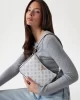 Guess Eco Erıca Top Zıp Shoulder Bag Kadın Beyaz Omuz Çantası HWEPG951018-WLO