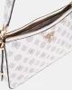 Guess Eco Erıca Top Zıp Shoulder Bag Kadın Beyaz Omuz Çantası HWEPG951018-WLO