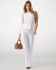 Guess New Flared Evelına Pant Kadın Beyaz Pantolon W4YB01KCBO2-G011
