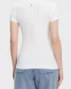 Guess Ss Cn Flower Trıangle Tee Kadın Beyaz T-Shirt W5GI08J1314-G011