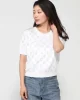 Guess Jasmıne G Cn Ss Boxy Swtr Kadın Beyaz Kazak W5GR05Z3D60-G011