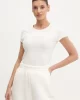 Guess New Kıara Ss T-Shırt Kadın Beyaz T-Shirt V5GI20J1314-G018