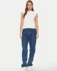 Guess jeans Gj Sleeveless Collar Slım Pkt Kadın Beyaz T-Shirt W5GP24KCYR1-G011
