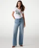Guess Cn Ss Leaf Trıangle Tee Kadın Beyaz T-Shirt W5GI07J1314-G011