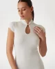 Guess Es Ss Malıa Swtr Dress Kadın Beyaz Elbise W5GK46Z3L10-G012