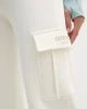 Guess Mıdge Cargo Jogger Kadın Beyaz Eşofman Altı V4BB04KCHX0-G042