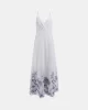 Guess Blanche Place Embro Long Dress Kadın Beyaz Elbise W5GK26WH580-G011