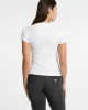 Guess jeans Gj Ss Cn Embro Slım Top Kadın Beyaz T-Shirt W5GP62KA0H1-G011