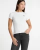 Guess jeans Gj Ss Cn Embro Slım Top Kadın Beyaz T-Shirt W5GP62KA0H1-G011