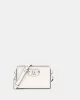 Guess Nastra Mını Crossbody Top Zıp Kadın Beyaz Mini Çanta HWBG9637720-OFF