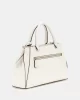 Guess Nastra Socıety Satchel Kadın Beyaz El Çantası HWBG9637060-OFF