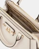 Guess Nastra Socıety Satchel Kadın Beyaz El Çantası HWBG9637060-OFF