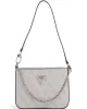 Guess Noelle Mını Top Zıp Shoulder Kadın Krem Omuz Çantası HWBD7879720-DVL