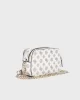 Guess Noelle Crossbody Camera Kadın Beyaz Çapraz Çanta HWPG7879140-WLO