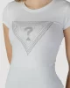 Guess Ss Trıangle Ombre R3 Tee Kadın Beyaz T-Shirt W5GI43KA0Q1-G011