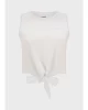 Guess Prımula Rhınestones Tank Kadın Beyaz Crop V5GI01I3Z14-G011