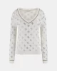 Guess Rosıe 4G Vn Ls Swtr Kadın Beyaz Kazak W5GR07Z3D60-G012